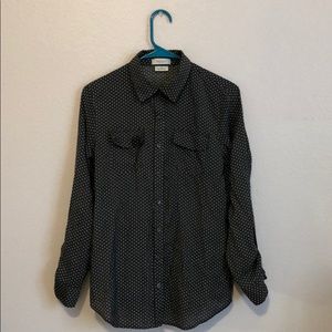 Polkadot button up